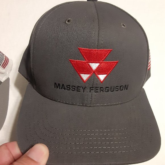 2 NWOT Massey Ferguson Hats/Caps OSFM - Picture 7 of 11